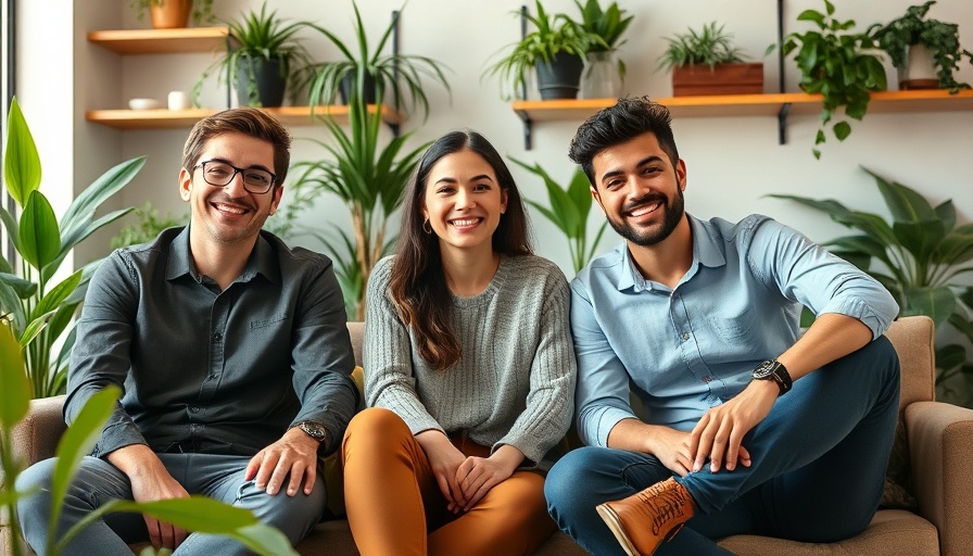 Young entrepreneurs in casual setting representing fintech startup funding.