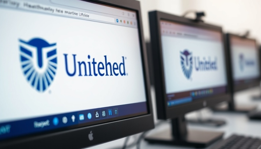 UnitedHealthcare website interface close-up with logo and tabs.