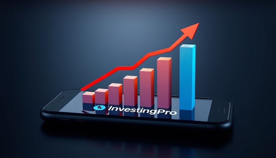 Market growth chart illustration linked to Elon Musk federal cost cuts.