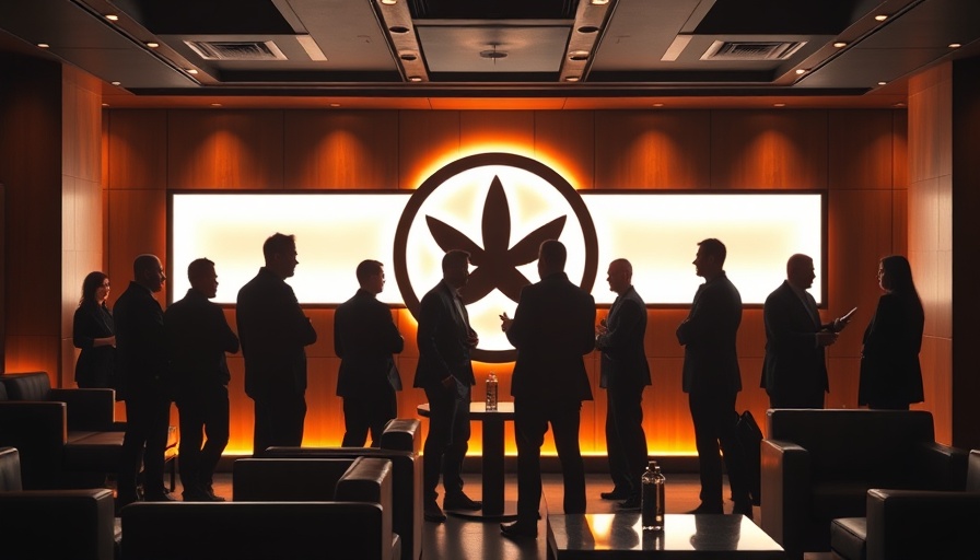 People silhouetted in lounge under bright logo, symbolizing Chinese EVs.
