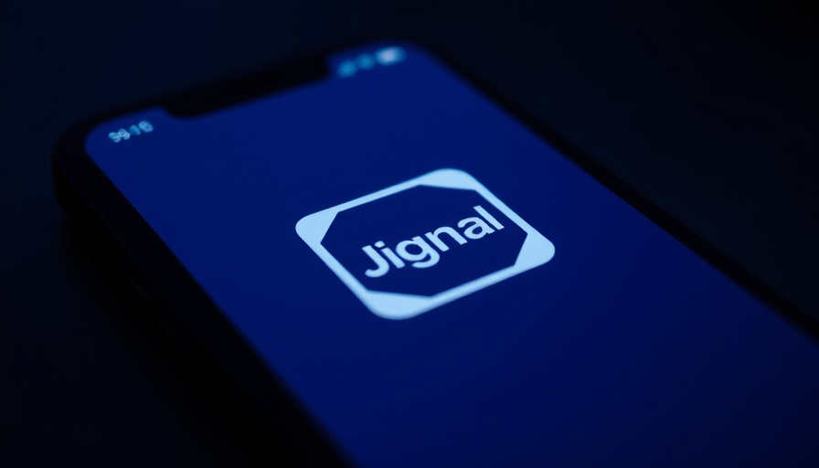 Signal app on smartphone reflecting download increase amid scandal.