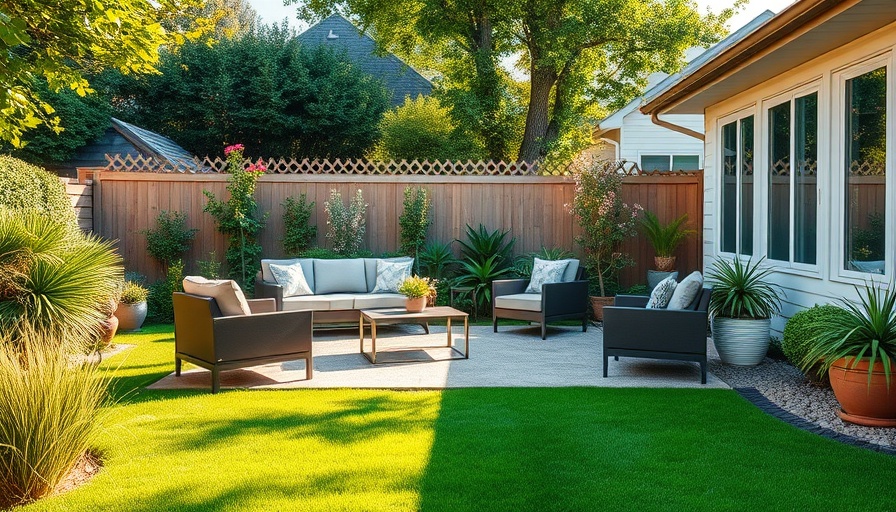 Stunning garden makeovers with modern patio and lush lawn.