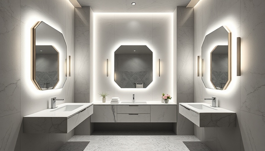Contemporary bathroom tiles designs 2025 in a modern setting