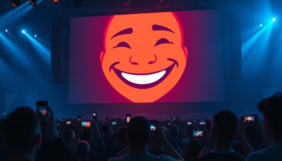 Elon Musk's face on large screen with crowd during xAI acquisition event.