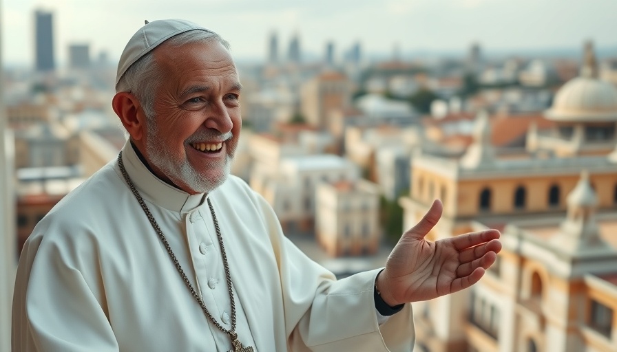 Pope Francis smiling and gesturing, reflecting health improvement.