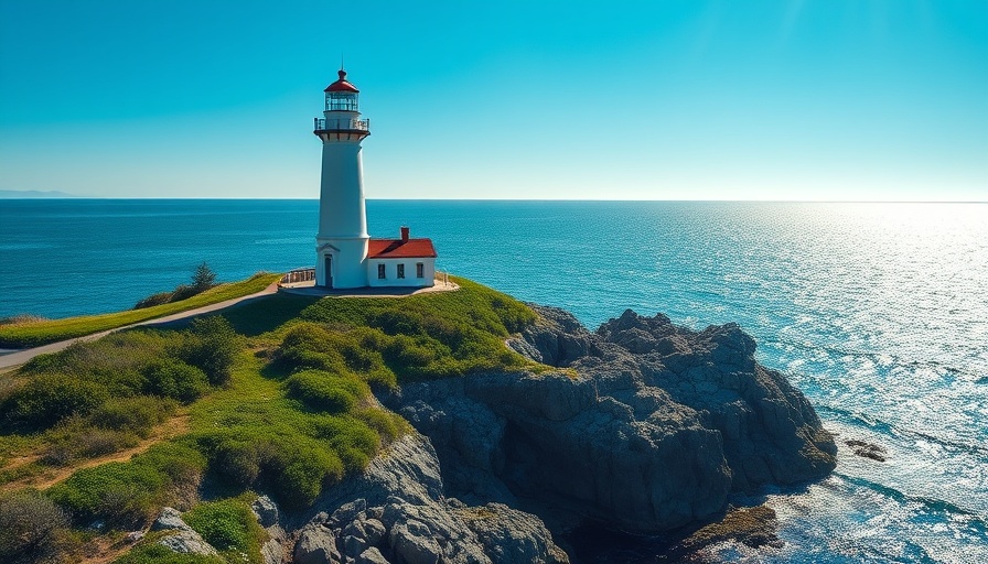 Picturesque New England lighthouse over water, rental prices insight.
