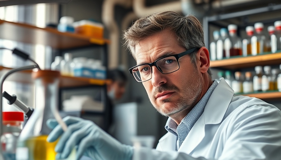 Scientist researching electric vehicle range anxiety in a lab.