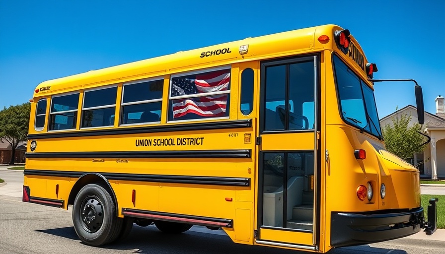 West Marin school district bus parked outside.