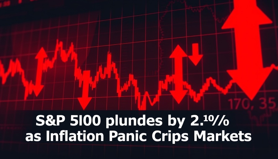 S&P 500 drops due to inflation, affecting real estate market.