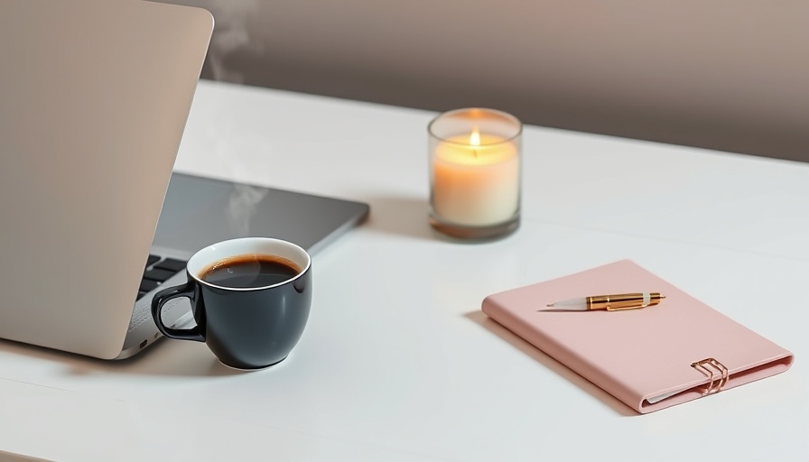 Cozy workspace with laptop and coffee for cashing out 403(b) advice.
