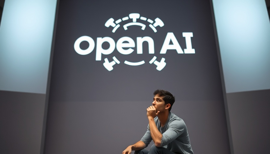 Contemplative individual beneath OpenAI logo related to ChatGPT image generator fake receipts.