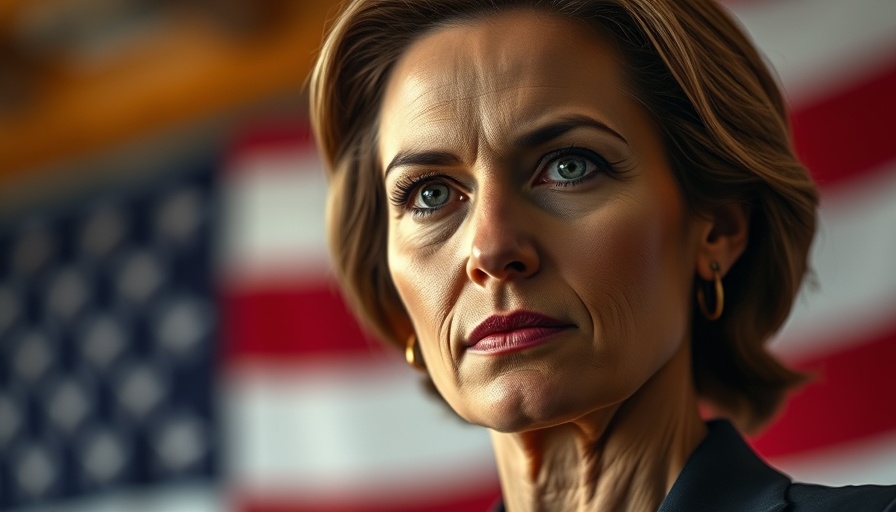Detailed portrait of a distinguished woman with serious expression