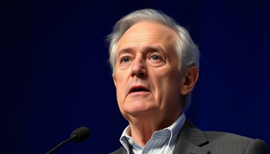 Elderly man speaking at an event, related to mass layoffs in health agencies.