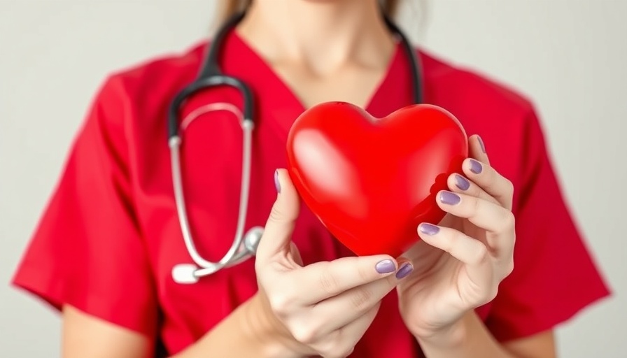 Healthcare expert holds red heart, representing Experimental Drug for Cholesterol Management.