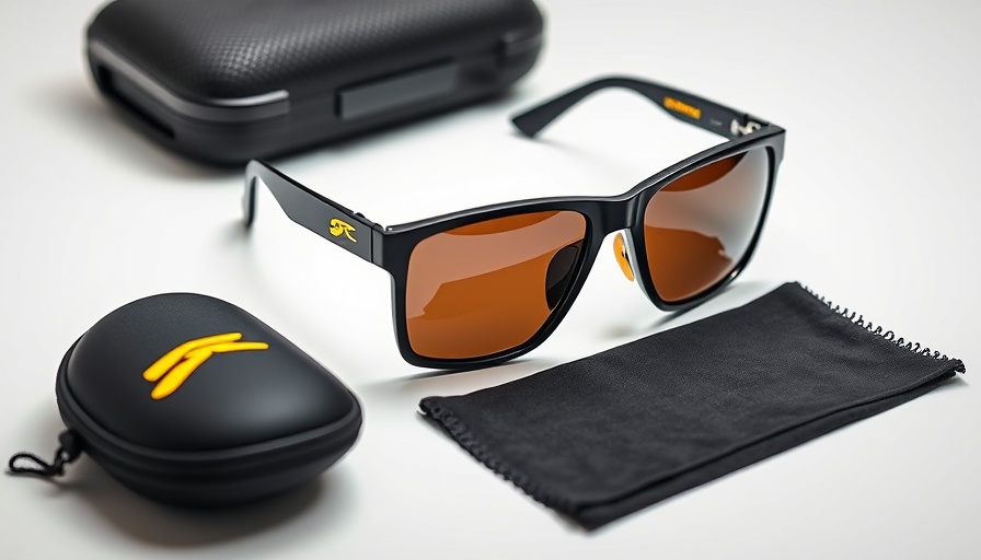 Call of Duty Ghost Edition sunglasses with case and cloth.