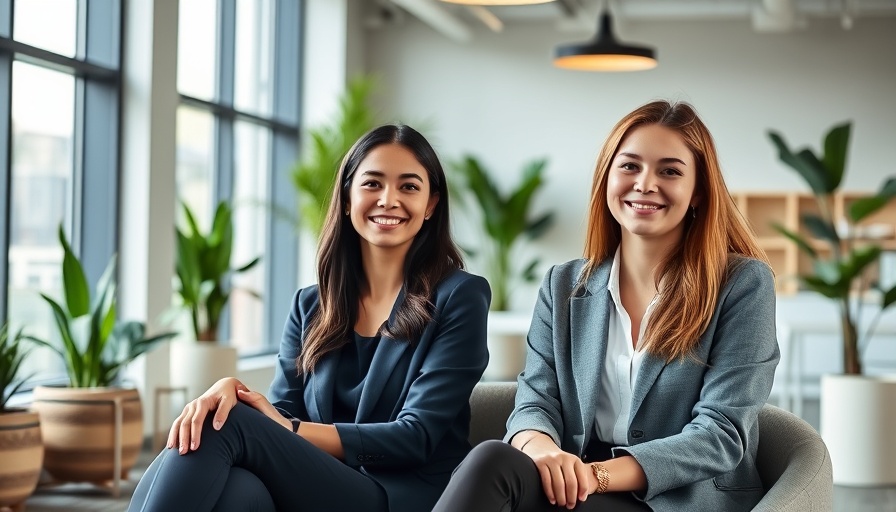 Two young women in a modern office, representing small business startup ideas.