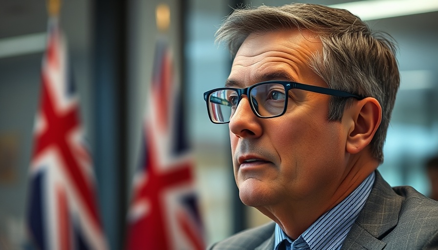 Thoughtful man discussing Trump tariffs impact on UK businesses.