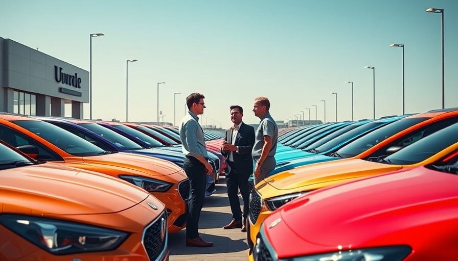 Auto sales increase due to tariff fears at busy dealership.