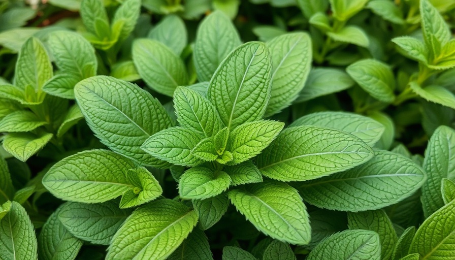 How to grow common sage: Close-up of lush sage leaves.
