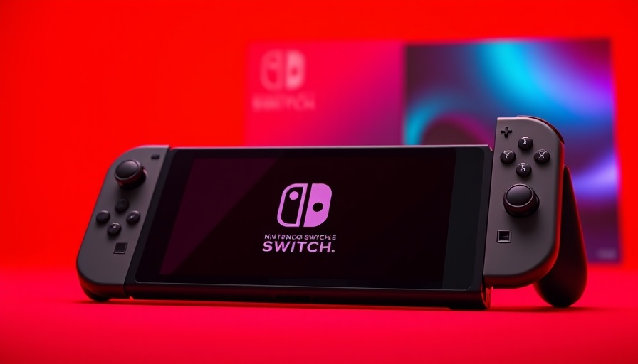 Nintendo Switch 2 console release date announcement visual.