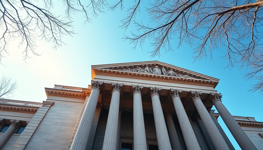 Neoclassical building highlighting Britain's fiscal framework