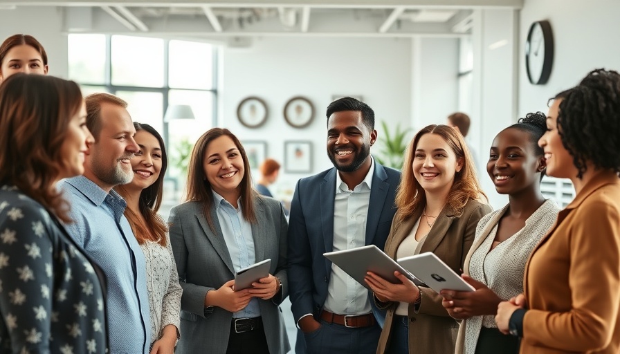Diverse professionals collaborating in a high-trust workplace.