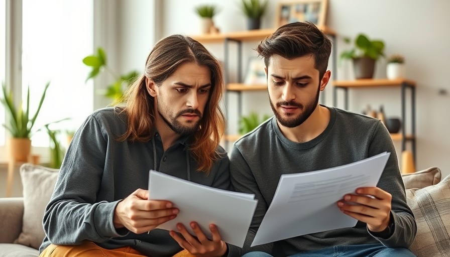 Concerned couple reviewing financial documents for debt management strategies.