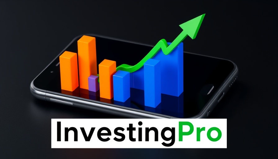 Stock market news visual depicting rising trends with 3D graphs.