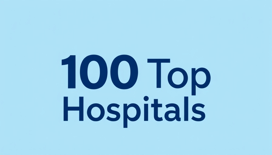 100 Top Hospitals logo with cross symbol on light background