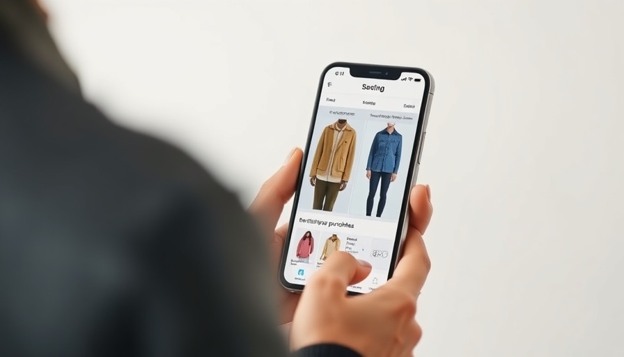AI shopping agent interface on smartphone for online purchase.