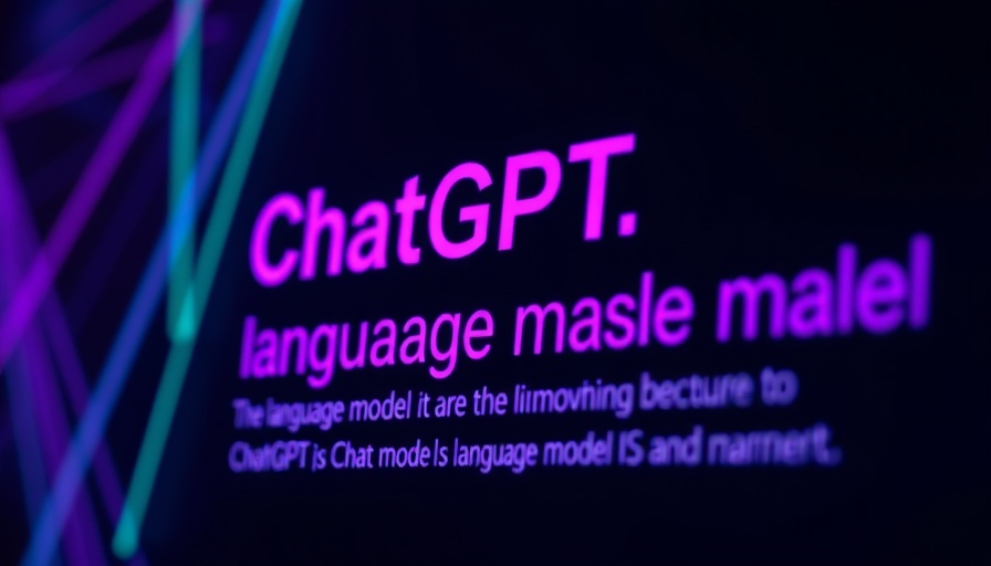 Close-up of ChatGPT AI chatbot details on screen