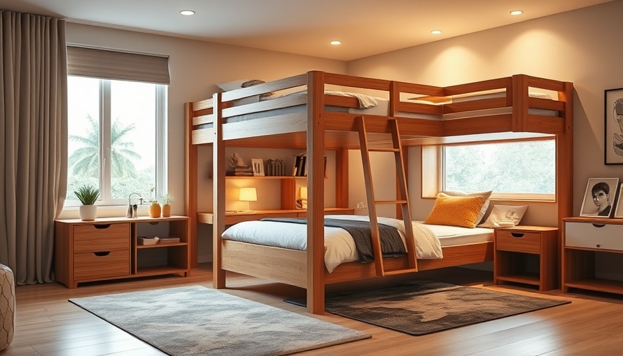 Modern kids bunk bed designs in stylish bedrooms