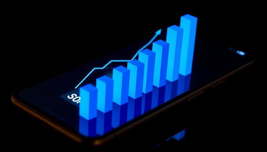 Sleek digital display with bar graph highlighting InvestingPro.