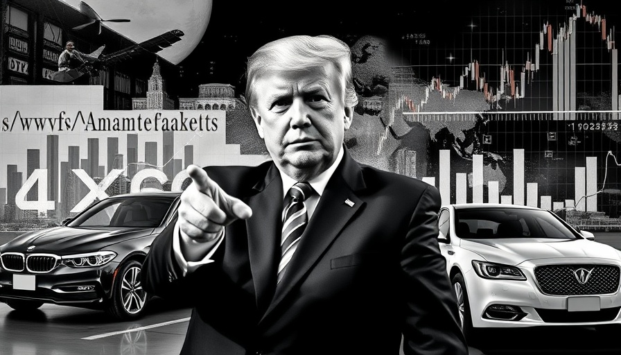 Composite image illustrating Trump's push to rollback globalization.