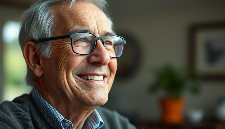 Elderly man smiling warmly, indicative of wisdom and experience, representing Warren Buffett investment strategy.