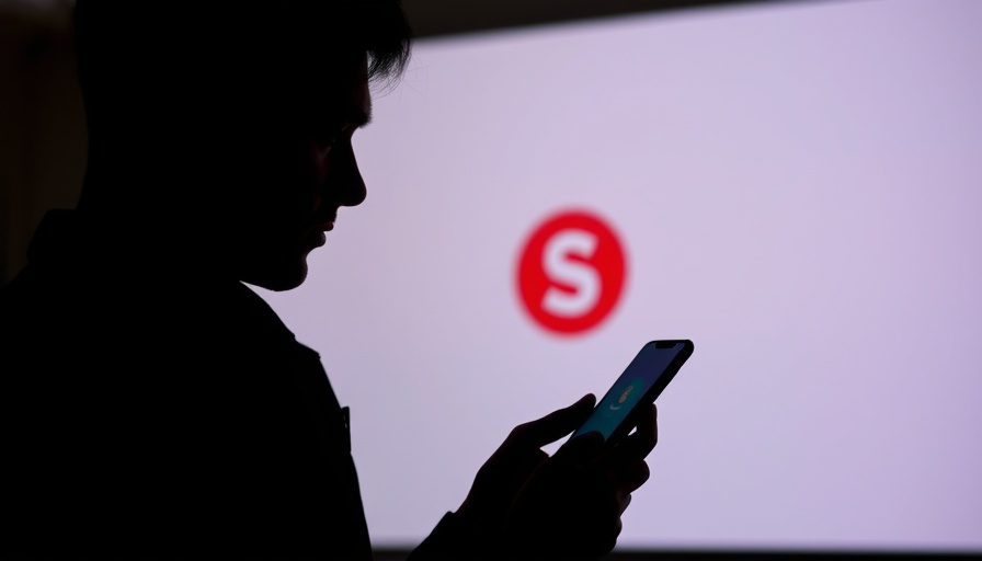 Silhouette of person with Signal app logo in background, Signal scandal.