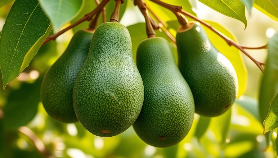 Ripe green avocados hanging in a garden, what animal is stealing my avocados