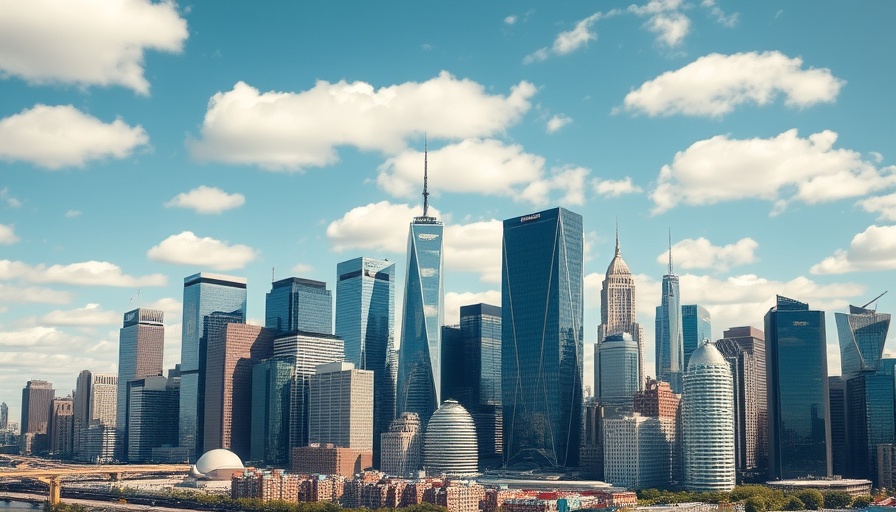 City skyline with iconic skyscrapers under cloudy sky, dilute rules for smaller private equity firms