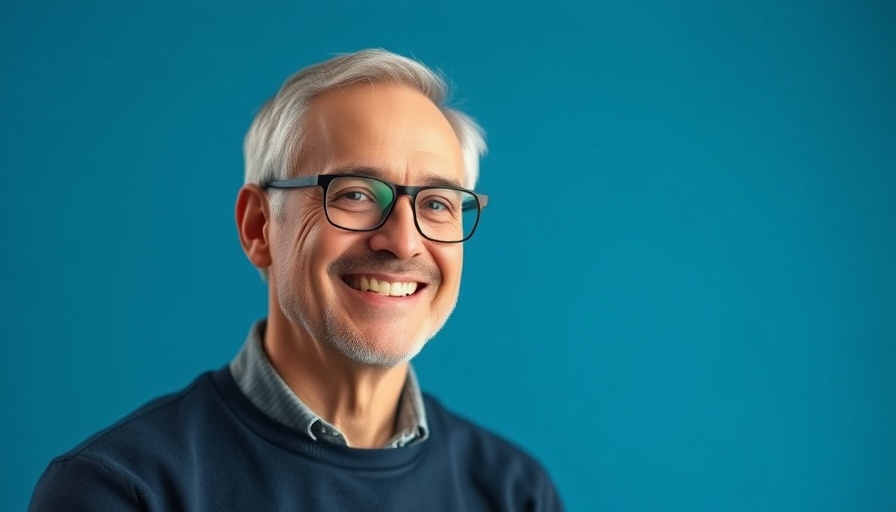 Portrait of a middle-aged man representing customer-centric business strategies.