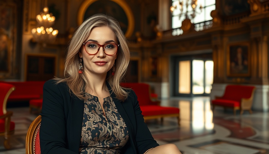 Confident woman in ornate interior related to Medicaid weight-loss drug coverage.
