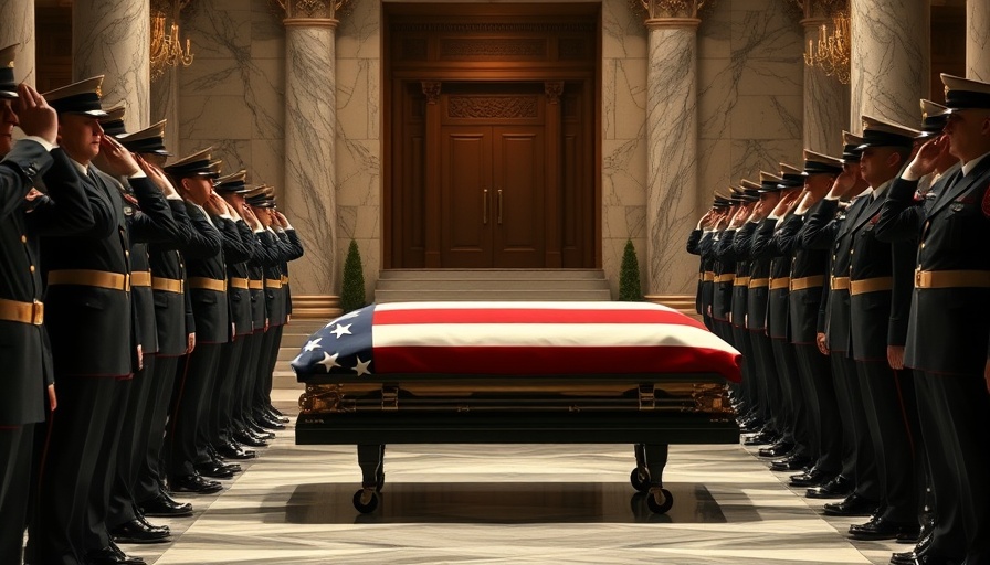 Solemn ceremony honoring legacy in grand hall