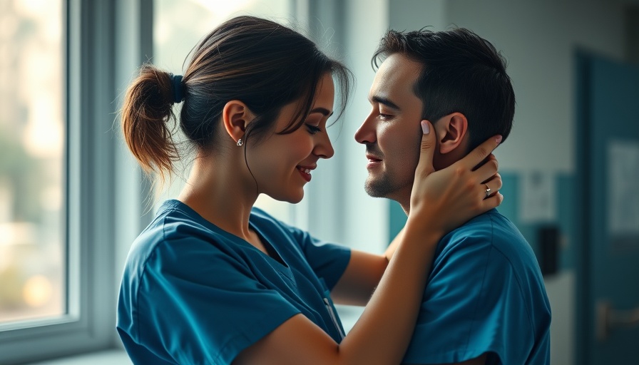 Netflix Pulse review: Intimate scene in hospital setting.