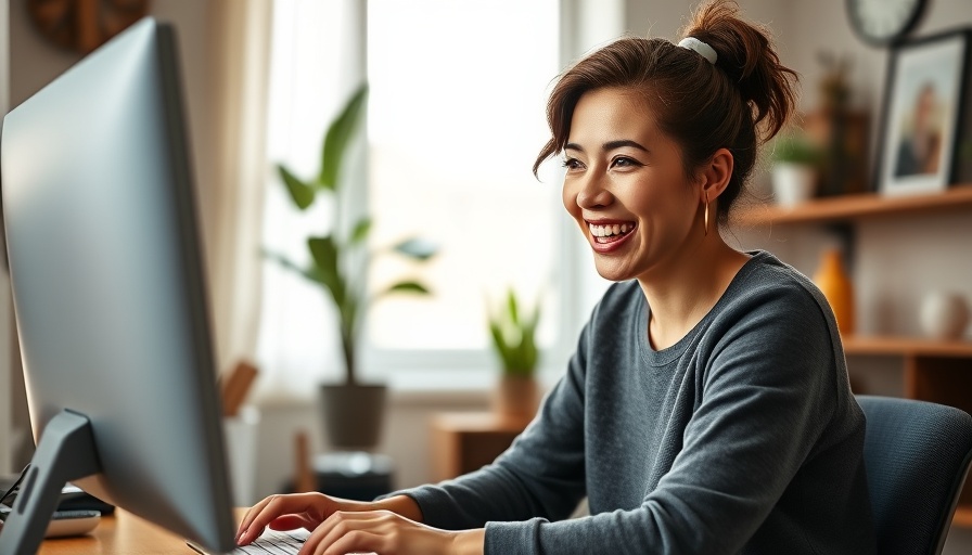 Hybrid Generation Job Preferences: Woman enjoying remote work video call.