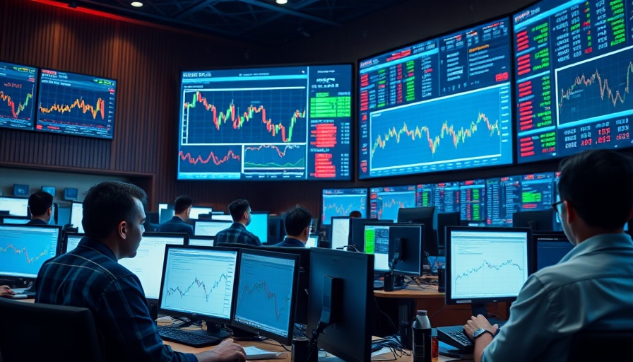 Traders analyzing stock data in Wall Street environment, showcasing financial opportunities.