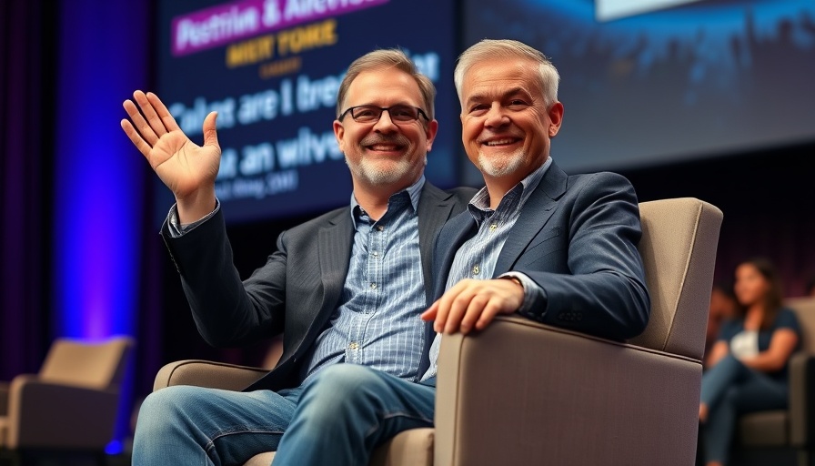 Smiling man discusses AI video generation technology on stage.