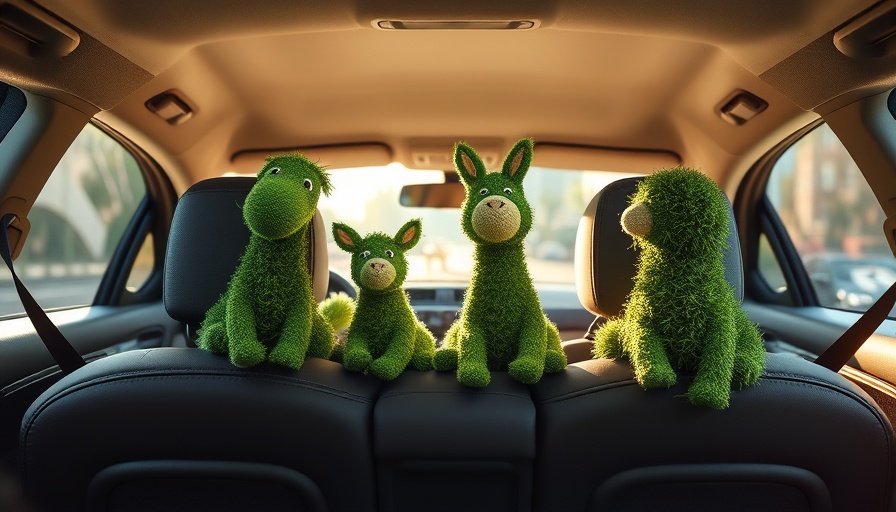 Whimsical topiary animals in car for home remodeling inspiration