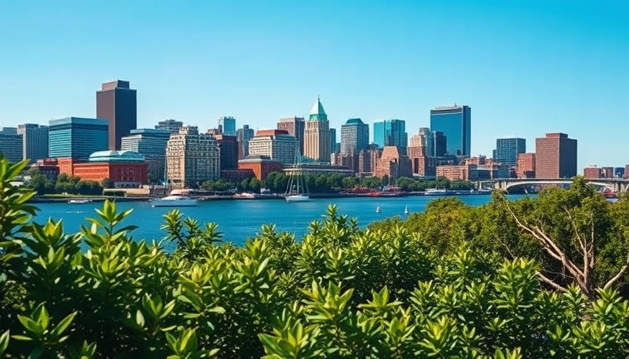 Boston skyline across Charles River highlighting pros and cons of living in Massachusetts.