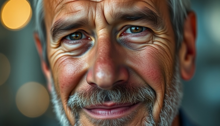 Impact of trade policies on Bay Area startups, represented by a close-up of a mature man.