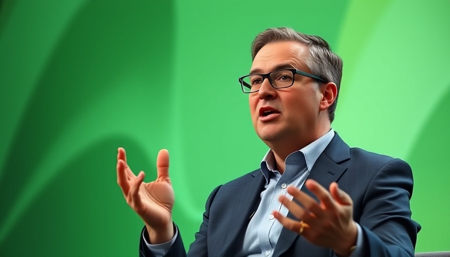 Middle-aged businessman discussing passionately at a conference on how to become a CEO.