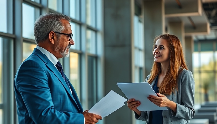 Workers discuss in office, highlighting belief CEOs are overpaid.